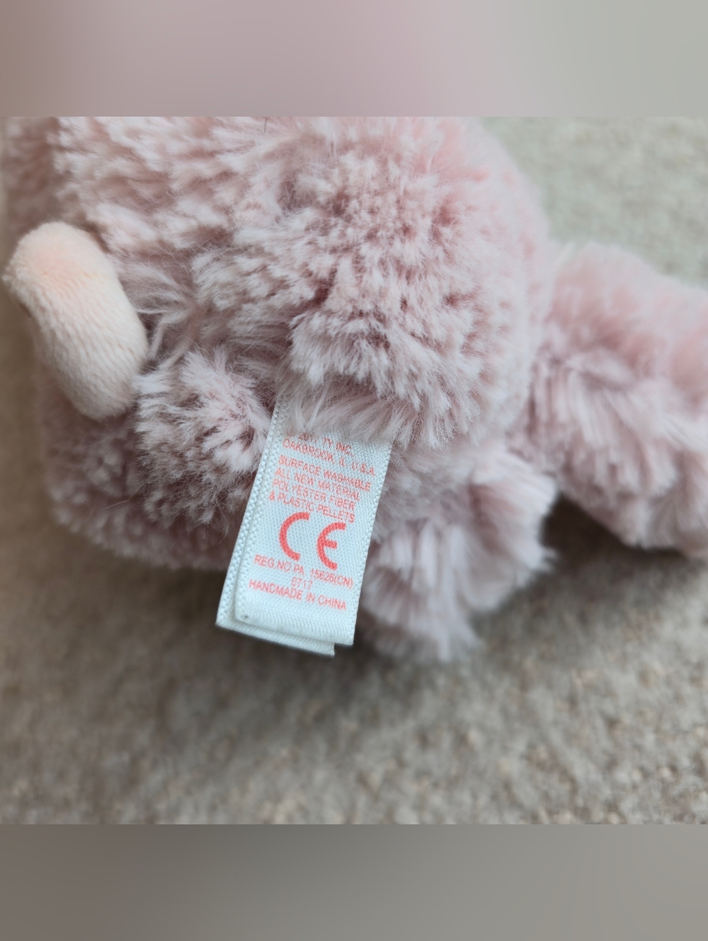 TY Attic Treasures OTIS PIG Plush Bean Bag Stuffed Animal - Picture 7 of 8
